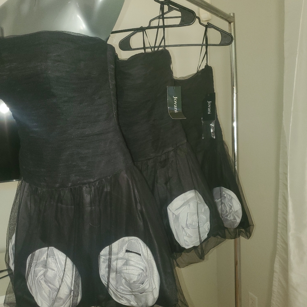 Jovani black cocktail dress